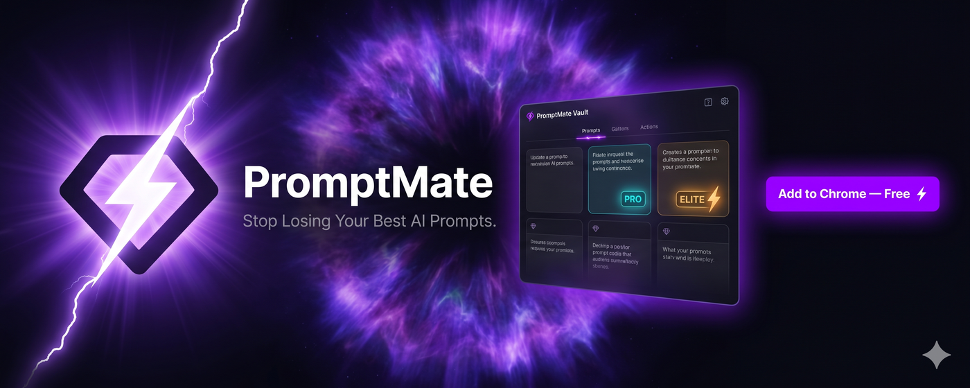 PromptMate full vault grid view