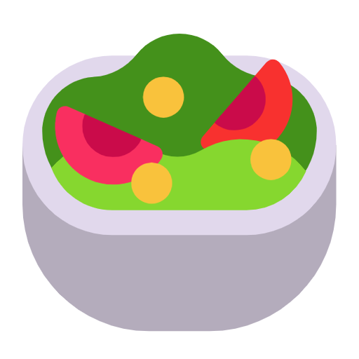 Fluentemojiflatgreensalad